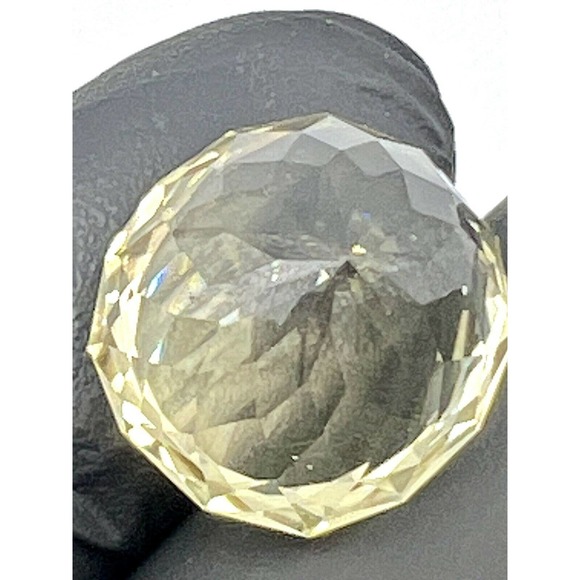 31Ct Natural Citrine Oval Persian Cut Lemon Color Loos Gemstone - Picture 9 of 11